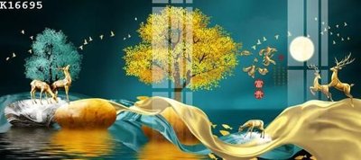 File tranh File gốc in tranh tổng hợp K16695 (bản gốc) in canvas