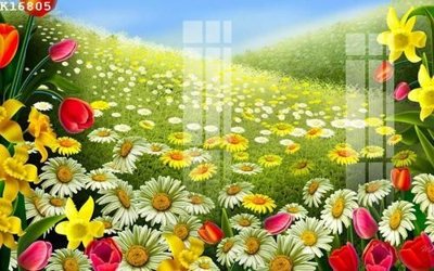 File in trần File gốc in tranh tổng hợp K16805 (bản gốc) đại dương