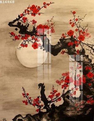 File in trần File gốc in tranh tổng hợp K16868 (bản gốc) mây trời