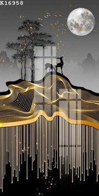 File gốc in tráng gương File gốc in tranh tổng hợp K16958 chi tiết