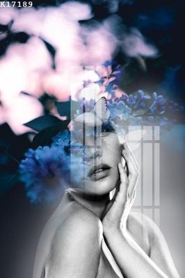 File tranh trang trí File gốc in tranh tổng hợp K17189 (tải file gốc)