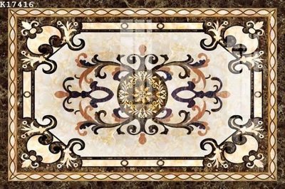 File in trần File gốc in tranh tổng hợp K17416 (file gốc) hoa văn 3D