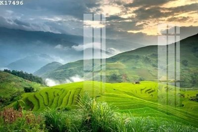 File tranh File gốc in tranh tổng hợp K17496 (gốc) chủ đề thành phố