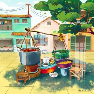 File in trần File gốc in tranh tổng hợp K17756 (file gốc) xuyên sáng