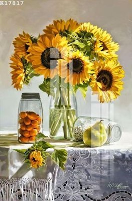 File gốc File gốc in tranh tổng hợp K17817 (in lụa) chi tiết cao