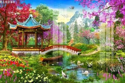 Tải file File gốc in tranh tổng hợp K18040 (ảnh gốc) in tráng gương