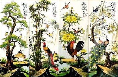 File gốc File gốc in tranh tổng hợp K18284 (PSD/TIFF) độ phân giải cao