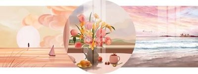 File tranh gốc PSD File gốc in tranh tổng hợp K18347 còn nguyên layer