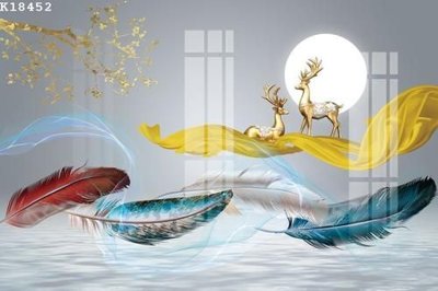 Ảnh gốc file in lụa File gốc in tranh tổng hợp K18452 chi tiết