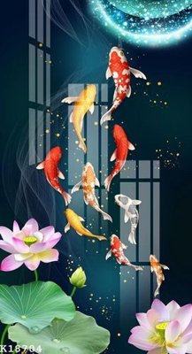 File in trần File gốc in tranh tổng hợp K18704 (bản gốc) đại dương