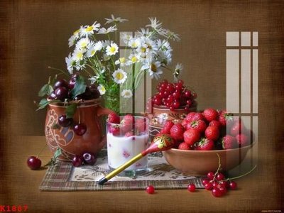 File PSD File gốc in tranh tổng hợp K1887 (bản gốc) đã tách nền