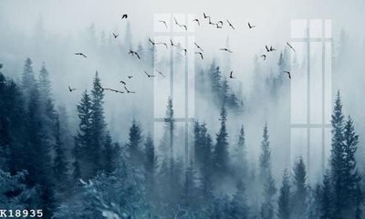 File tranh File gốc in tranh tổng hợp K18935 (ảnh gốc) in trần 3D