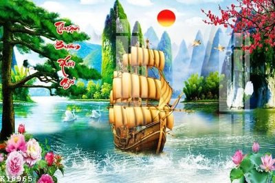 File ảnh File gốc in tranh tổng hợp K18965 (gốc) in biển hiệu