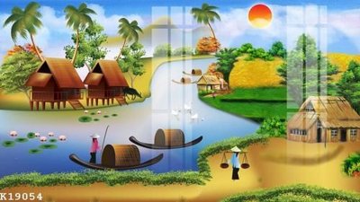 File PSD File gốc in tranh tổng hợp K19054 (bản gốc) dễ dàng edit