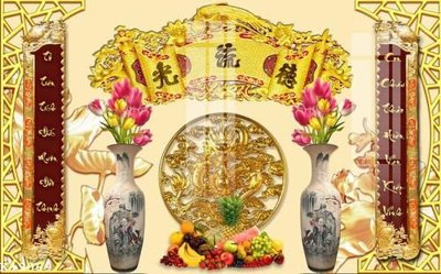 File PSD in ấn File gốc in tranh tổng hợp K19069 (chất lượng cao)