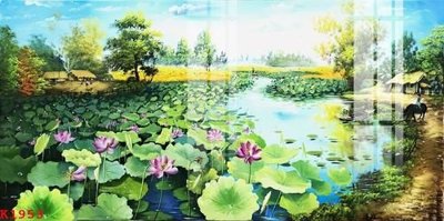 File in trần File gốc in tranh tổng hợp K1953 (bản gốc) bầu trời