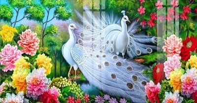 File in trần File gốc in tranh tổng hợp K19755 (file gốc) phong thủy