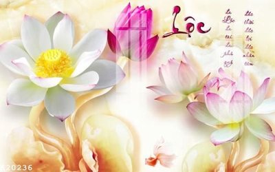 File gốc File gốc in tranh tổng hợp K20236 (in lụa) hoa văn cổ điển