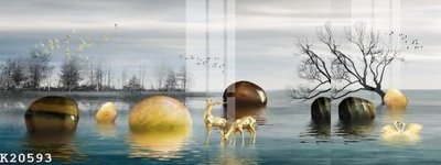 File gốc File gốc in tranh tổng hợp K20593 (in ấn) màu sắc trung thực