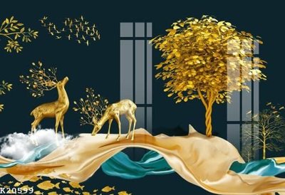 File tranh File gốc in tranh tổng hợp K20599 (gốc) chủ đề trừu tượng