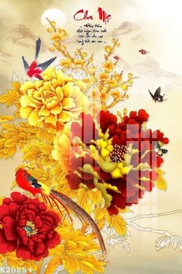 File gốc File gốc in tranh tổng hợp K20854 (cho in 3D) độc đáo