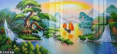 File gốc File gốc in tranh tổng hợp K20894 (cho in 3D) độc đáo