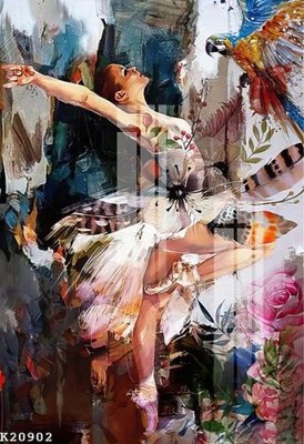 File gốc File gốc in tranh tổng hợp K20902 (in lụa) họa tiết 3D