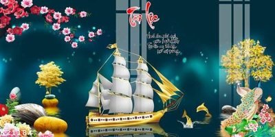 File tranh File gốc in tranh tổng hợp K21184 (bản gốc) in lụa dán tường