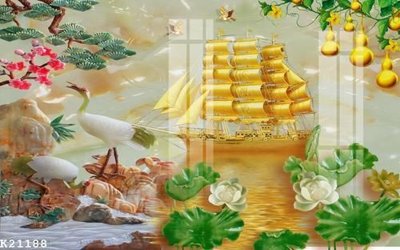 File PSD File gốc in tranh tổng hợp K21188 (chất lượng in ấn)