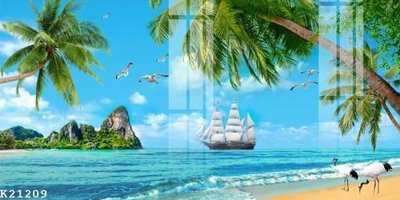 File in trần File gốc in tranh tổng hợp K21209 (bản gốc) 5D