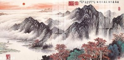 File gốc File gốc in tranh tổng hợp K21340 (phong cách) tối giản