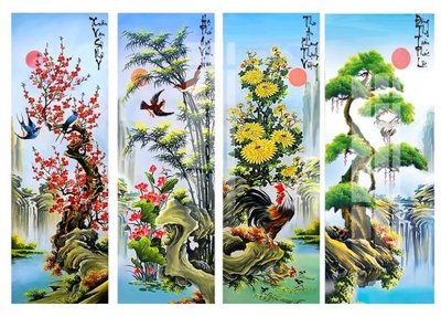 Ảnh gốc File gốc in tranh tổng hợp K21376 (siêu chi tiết) để in ấn