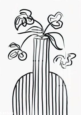 File gốc File gốc in tranh tổng hợp K21518 (in lụa) họa tiết 3D