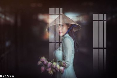 Download file gốc File gốc in tranh tổng hợp K21574 (in lụa) cao cấp