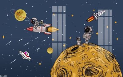 File in trần File gốc in tranh tổng hợp K21801 (bản gốc) bầu trời