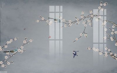 File PSD File gốc in tranh tổng hợp K21880 (gốc) nhiều lớp (multi-layer)