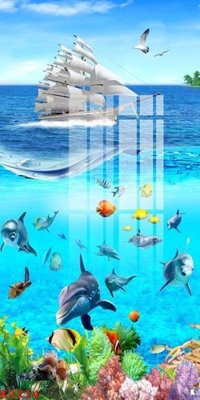 File in trần File gốc in tranh tổng hợp K2214 (bản gốc) phong cảnh