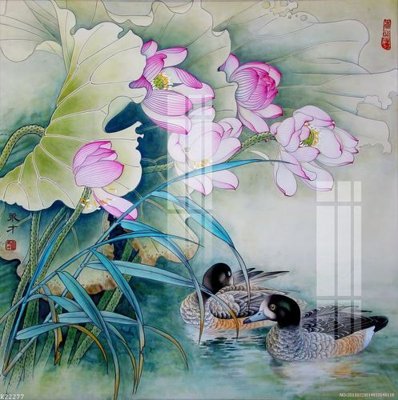 Tải file File gốc in tranh tổng hợp K22277 (gốc) chủ đề phong thủy