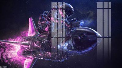 File in trần File gốc in tranh tổng hợp K22279 (bản gốc) trời sao