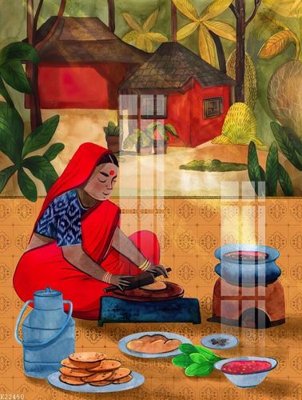 File tranh gốc PSD File gốc in tranh tổng hợp K22450 còn nguyên layer