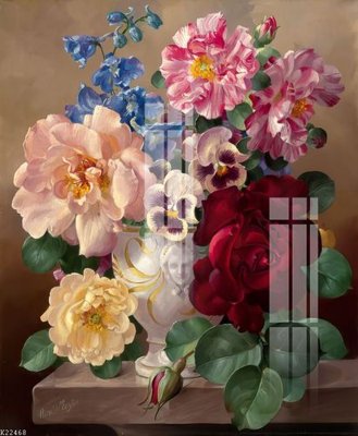 File gốc File gốc in tranh tổng hợp K22468 (in 3D) cho trang trí