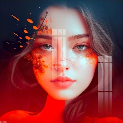 File gốc File gốc in tranh tổng hợp K23356 (cho in ấn) độc quyền