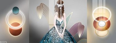 File gốc File gốc in tranh tổng hợp K23376 (in lụa) tranh mã đáo