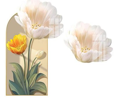 File gốc File gốc in tranh tổng hợp K23434 (cho in 3D) độc đáo