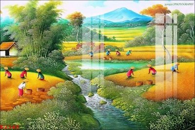 File tranh gốc PSD File gốc in tranh tổng hợp K2348 còn nguyên layer