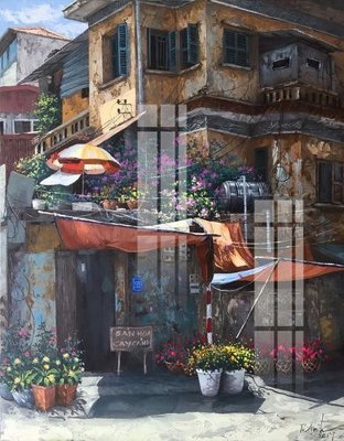 File tranh File gốc in tranh tổng hợp K23538 (bản gốc) treo phòng ăn