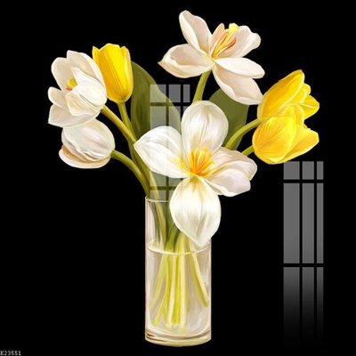 File gốc File gốc in tranh tổng hợp K23551 (in tráng gương) ốp tường