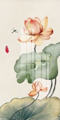 File gốc File gốc in tranh tổng hợp K23569 (in lụa) họa tiết 3D