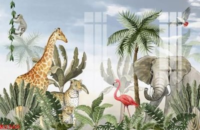 File PSD File gốc in tranh tổng hợp K2360 (gốc) tách lớp chi tiết