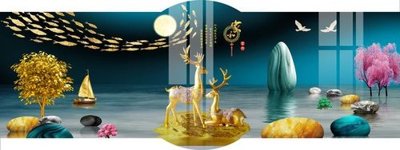 Ảnh gốc File gốc in tranh tổng hợp K23948 (siêu chi tiết) để in ấn